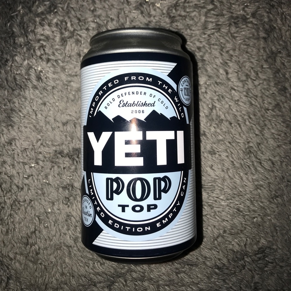 Yeti pop top